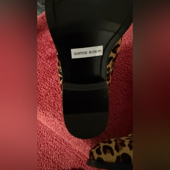 Steve Madden leopard print Santos boots, Men size 8M main image 4